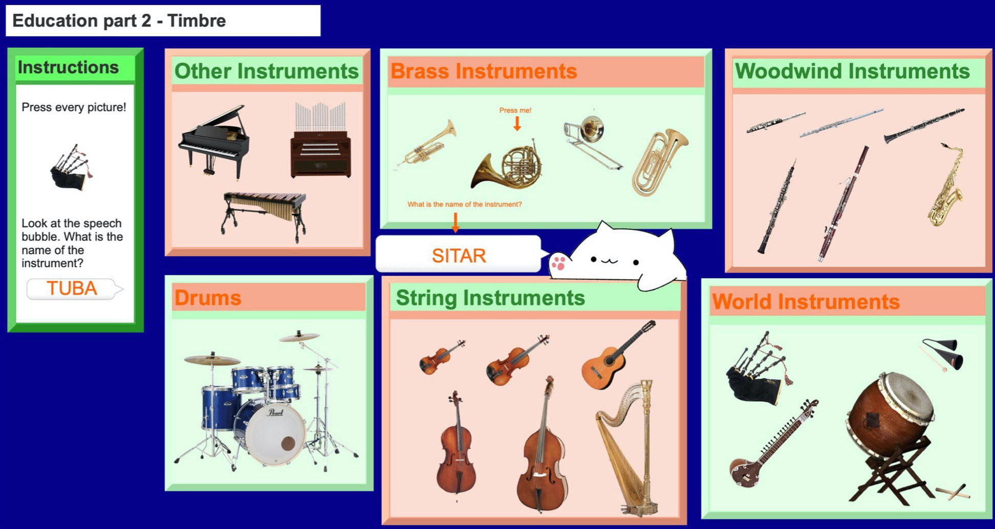 Education part 2 - Timbre patch