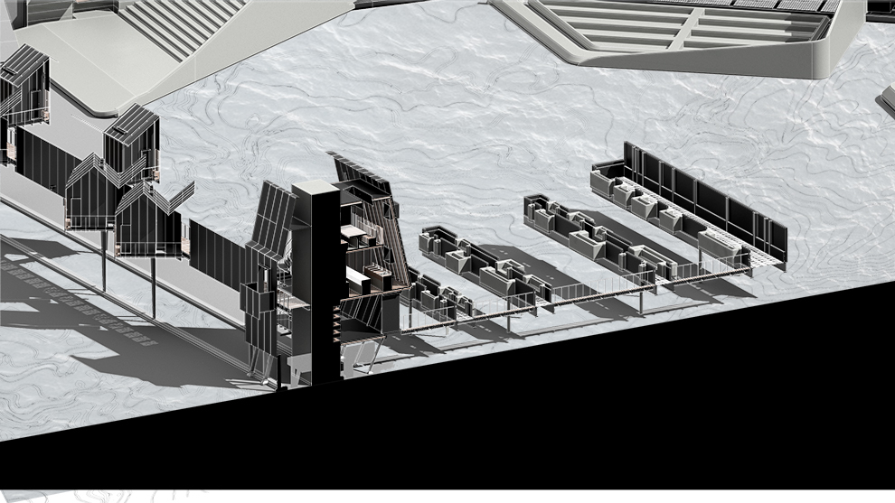 The Culinarian - sectional isometric