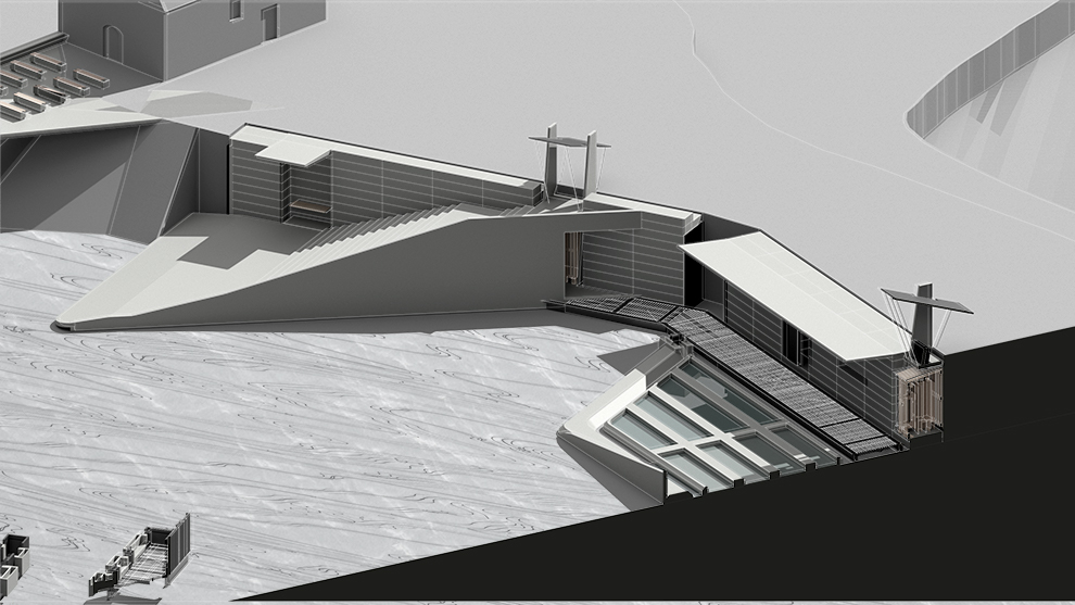 The Gastronome - sectional isometric