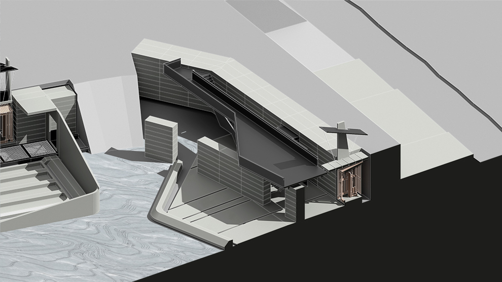 The Collector - sectional isometric
