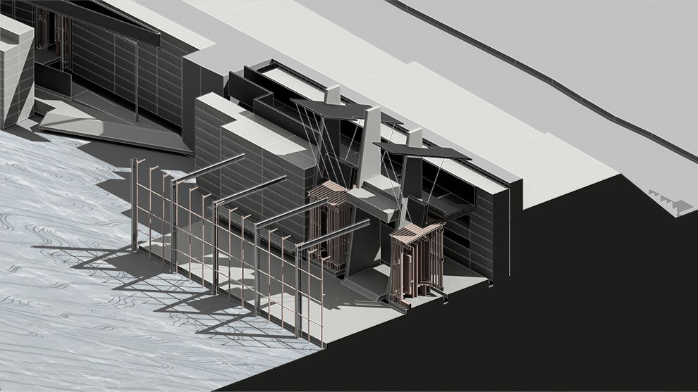 The Weaver - sectional isometric