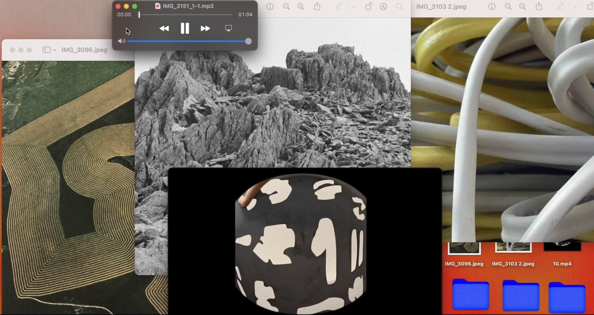 screenshot of film work